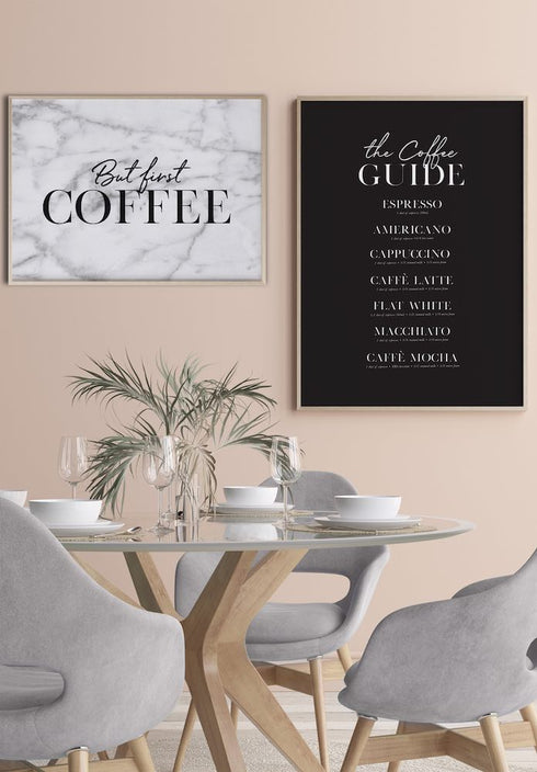 Aber erstes Kaffeeplakat